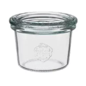 Sturzglas 4er-Set 0,08 l braun Weck