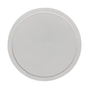 Deckel grau flach Ø128 Kunststoff-Deckel Bauscher
