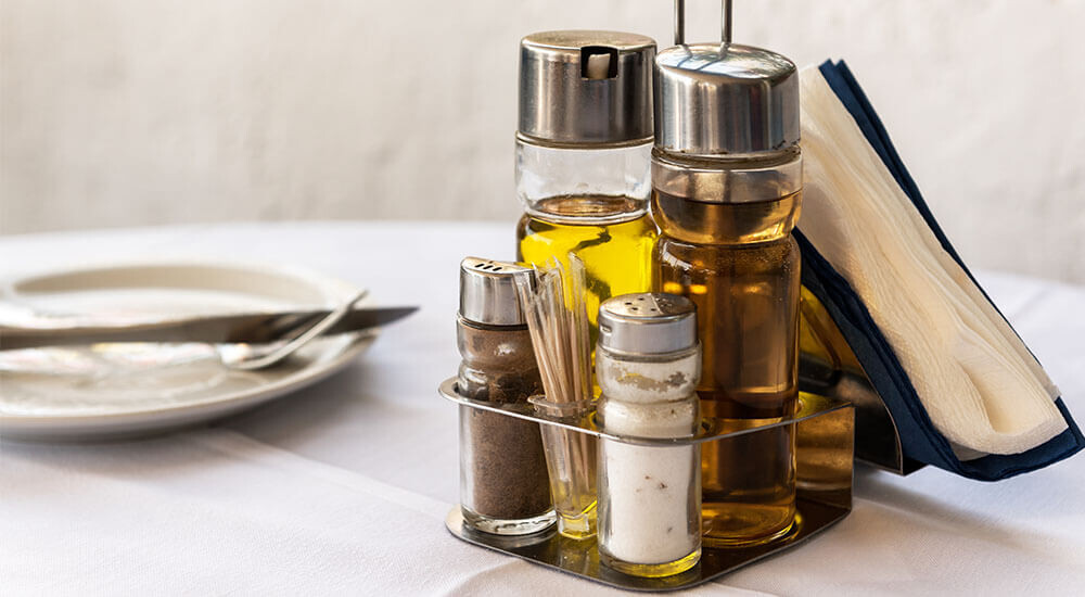 Tischaccesoires für Gastronomie.