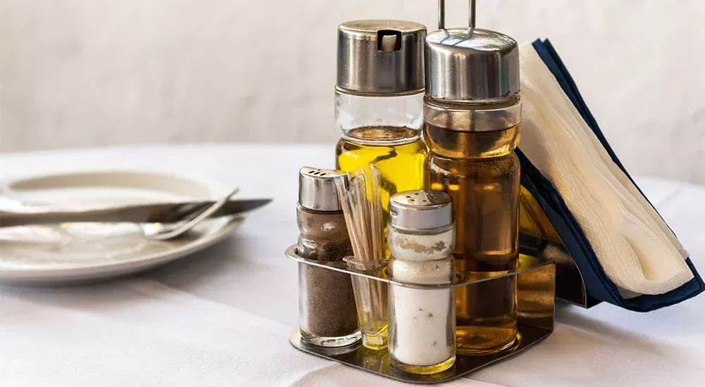 Tischaccesoires für Gastronomie.