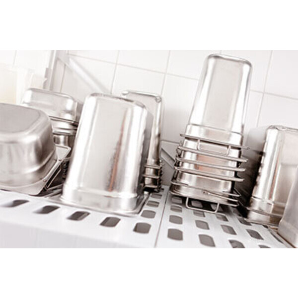 AcMax 6er Set GN 1/1 Gastronormbehälter Gelocht – Edelstahl, 2,5 Liter, 20 Mm Tief, Stapelbar