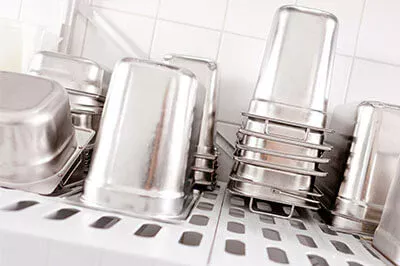 Gastrobehälter aus Edelstahl 
