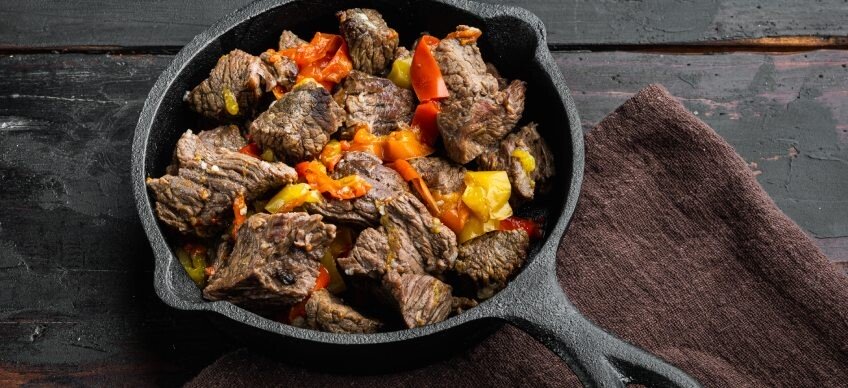 Gusspfanne für die Gastro