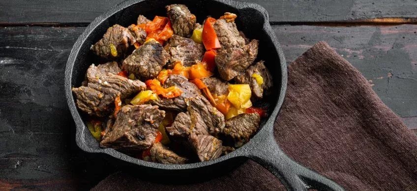 Gusspfanne für die Gastro