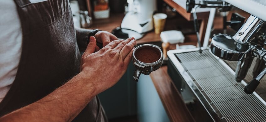 Kaffee für Gastro-Siebträgermaschine